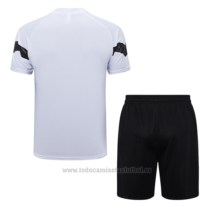 Chandal del Borussia Dortmund Manga Corta 2022-2023 Blanco - Pantalon Corto